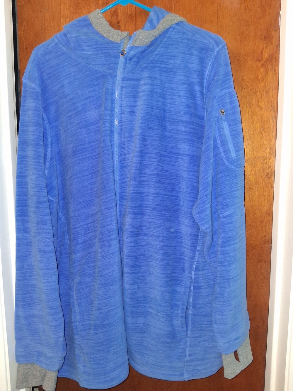 Tek Gear Ladies' Blue Zip-Front Sweater Jacket